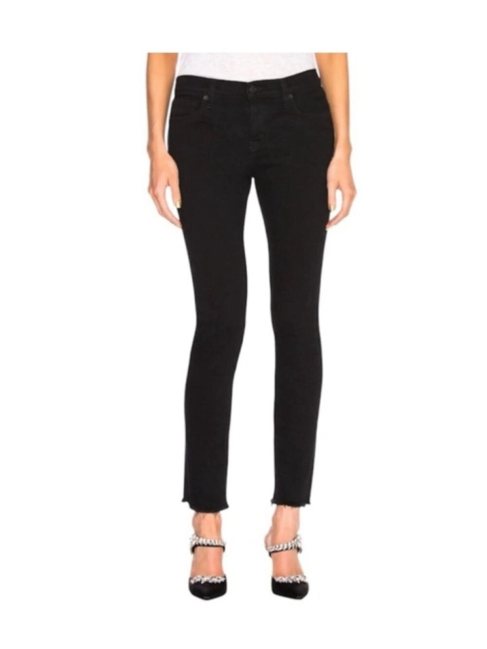 Nili Lotan High Rise Skinny in Jet Black size 29